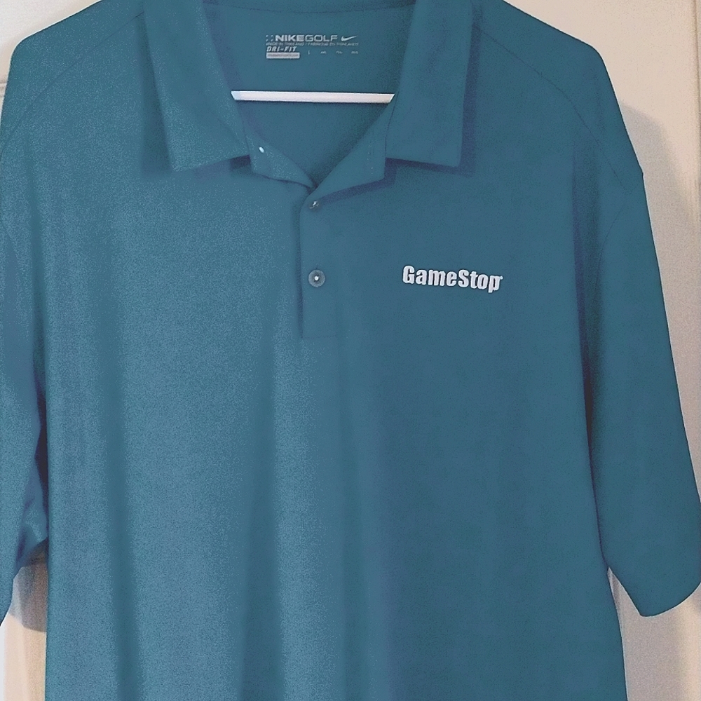 GameStop Polo Teal blue/green